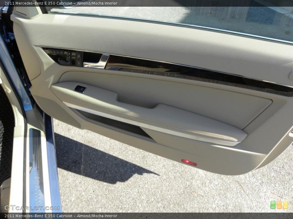 Almond/Mocha Interior Door Panel for the 2011 Mercedes-Benz E 350 Cabriolet #45502109
