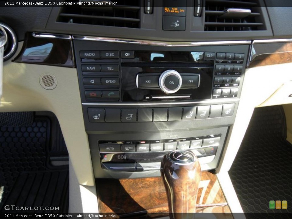 Almond/Mocha Interior Controls for the 2011 Mercedes-Benz E 350 Cabriolet #45502199