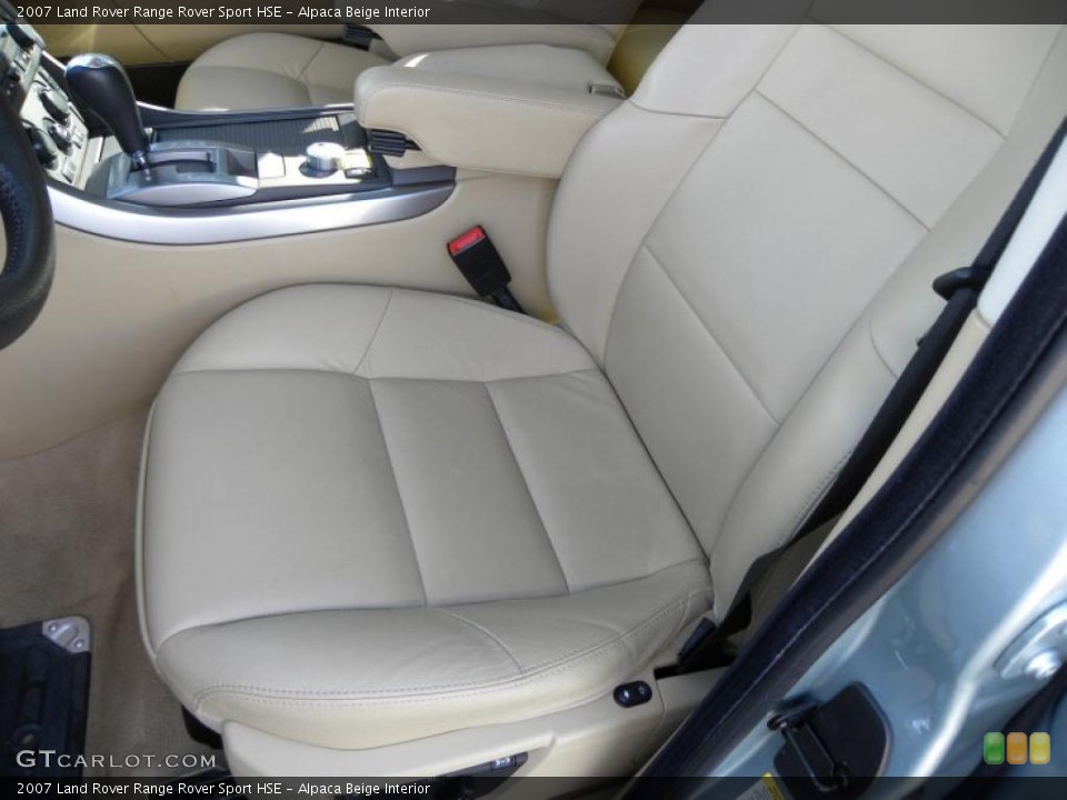 Alpaca Beige Interior Photo for the 2007 Land Rover Range Rover Sport HSE #45502957