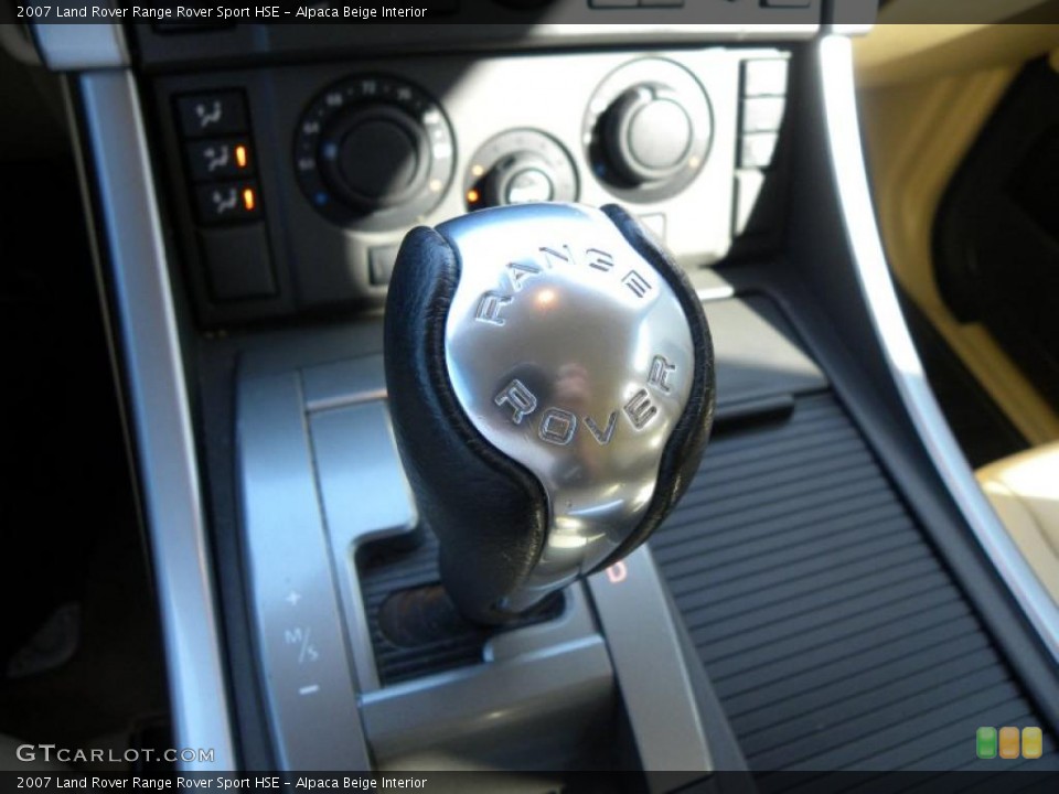 Alpaca Beige Interior Transmission for the 2007 Land Rover Range Rover Sport HSE #45503272