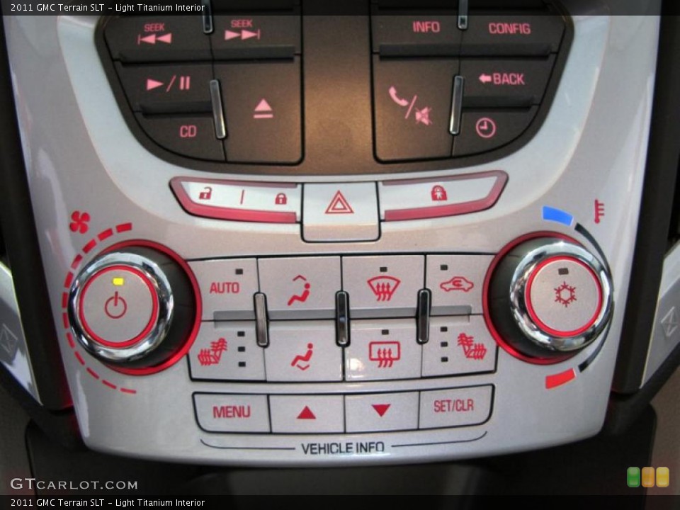 Light Titanium Interior Controls for the 2011 GMC Terrain SLT #45503639