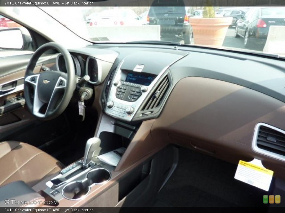 Jet Black Interior Dashboard for the 2011 Chevrolet Equinox LT AWD #45504139