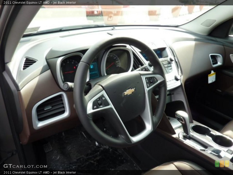 Jet Black Interior Dashboard for the 2011 Chevrolet Equinox LT AWD #45504191