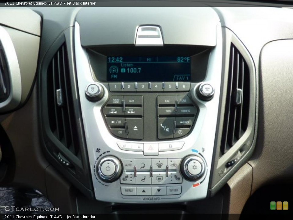 Jet Black Interior Controls for the 2011 Chevrolet Equinox LT AWD #45504251