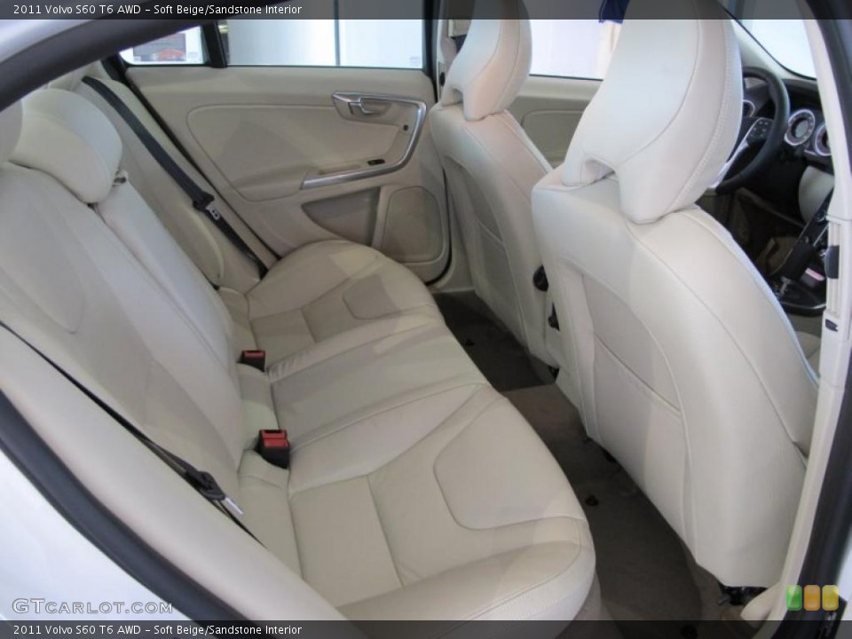 Soft Beige/Sandstone Interior Photo for the 2011 Volvo S60 T6 AWD #45506315