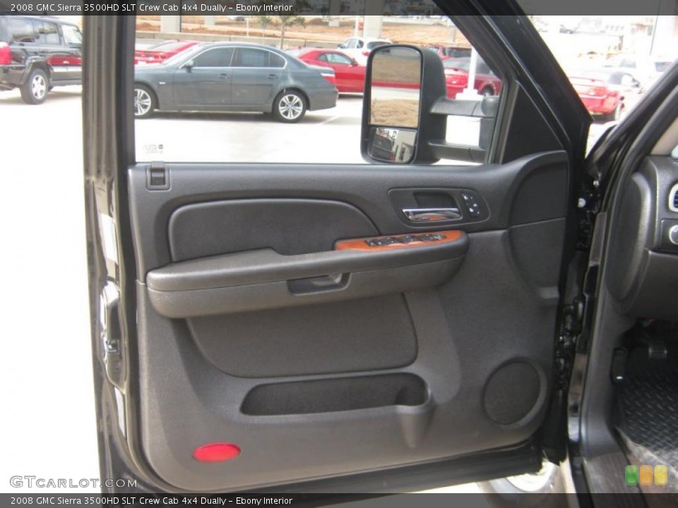 Ebony Interior Door Panel for the 2008 GMC Sierra 3500HD SLT Crew Cab 4x4 Dually #45506491