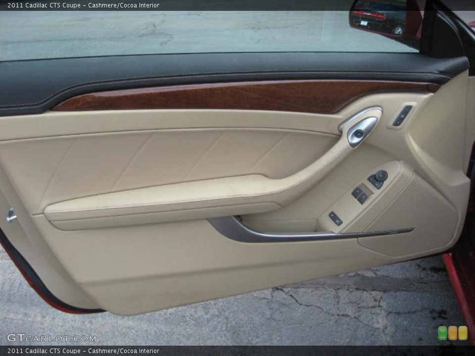 Cashmere/Cocoa Interior Door Panel for the 2011 Cadillac CTS Coupe #45507435