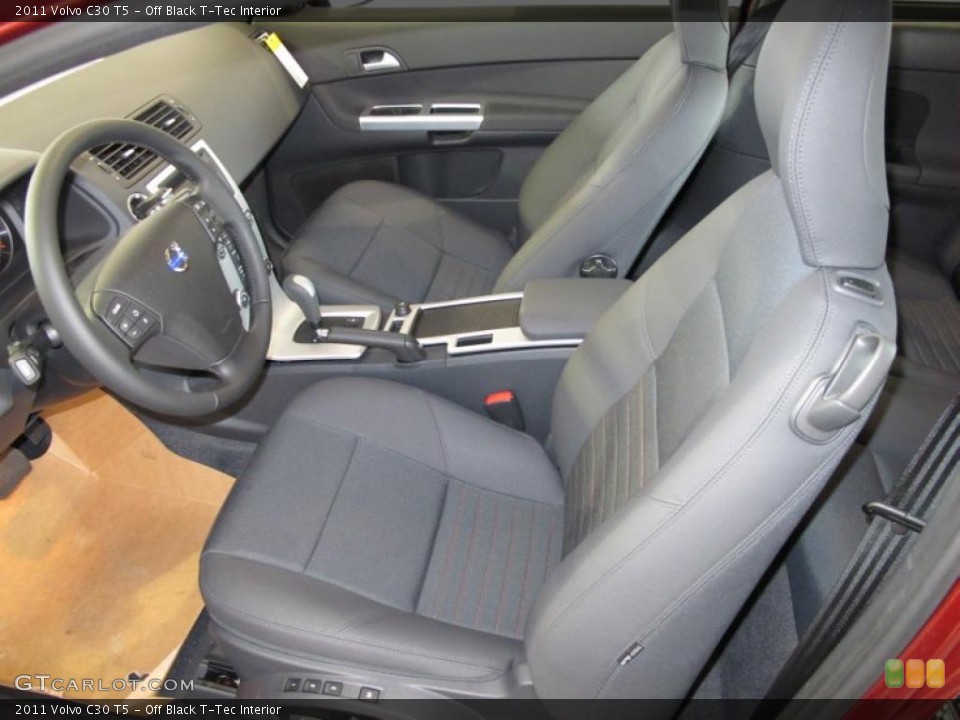 Off Black T-Tec Interior Photo for the 2011 Volvo C30 T5 #45507679