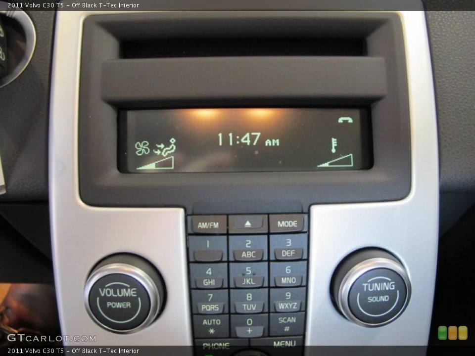 Off Black T-Tec Interior Controls for the 2011 Volvo C30 T5 #45507703