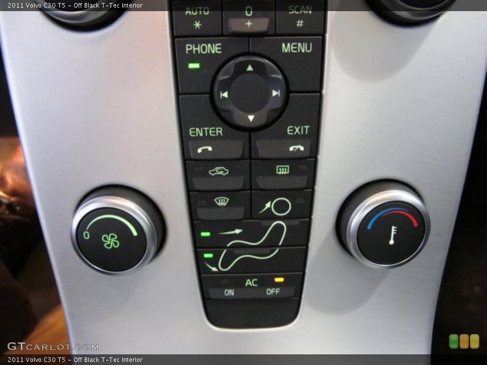 Off Black T-Tec Interior Controls for the 2011 Volvo C30 T5 #45507711