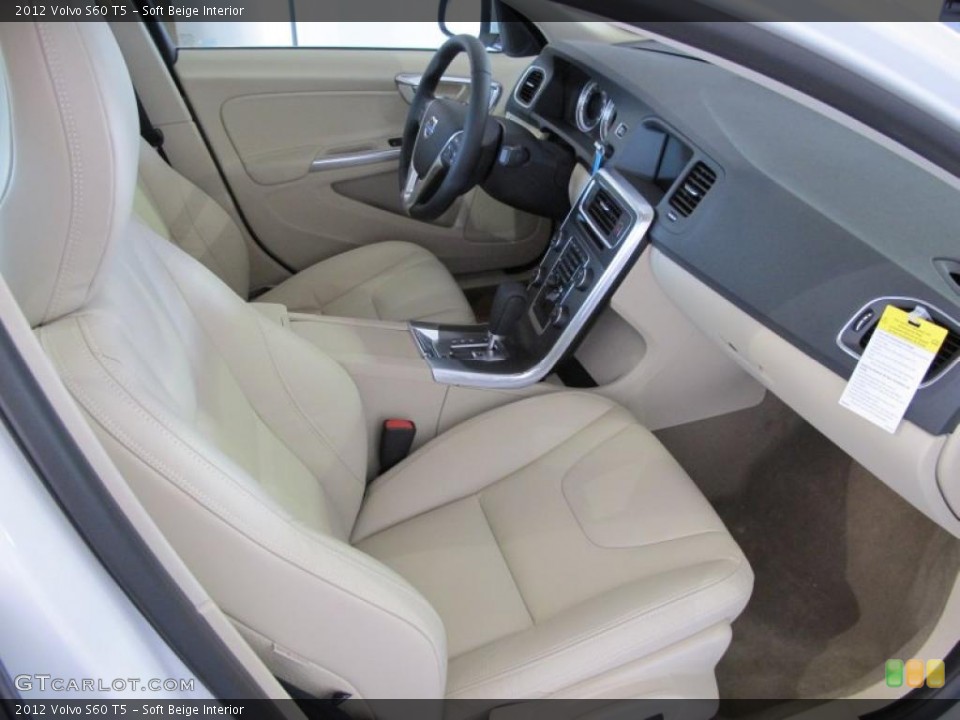 Soft Beige Interior Photo for the 2012 Volvo S60 T5 #45507827