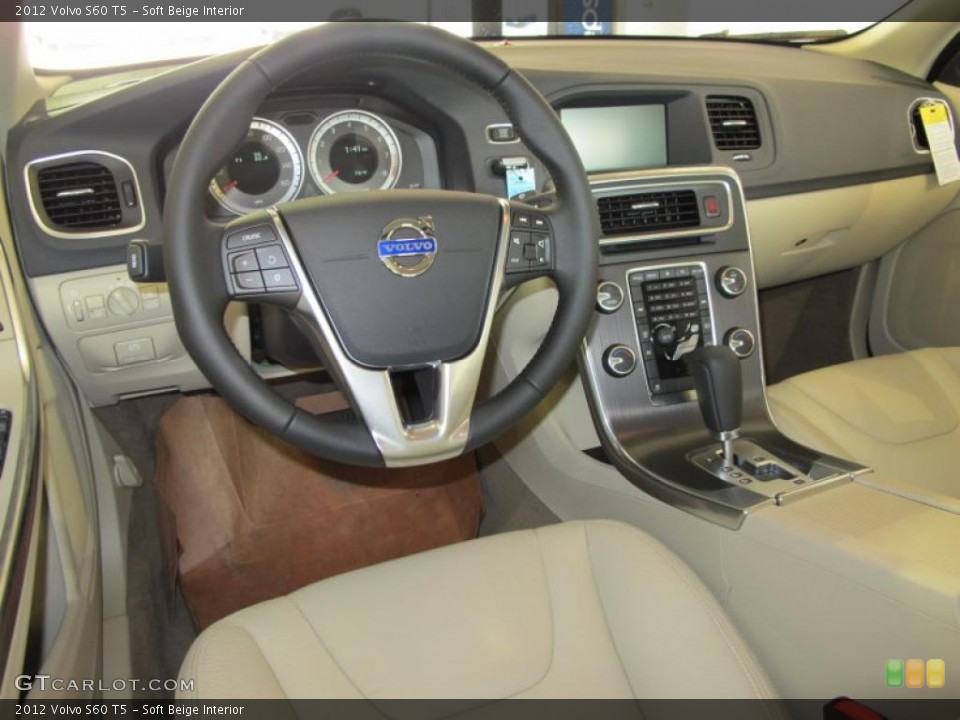 Soft Beige Interior Photo for the 2012 Volvo S60 T5 #45507855