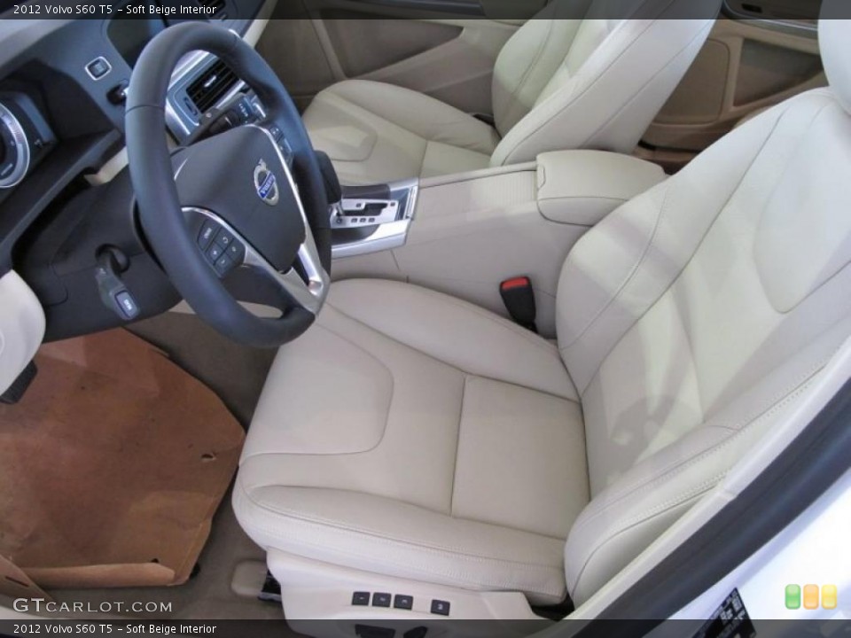 Soft Beige Interior Photo for the 2012 Volvo S60 T5 #45507859