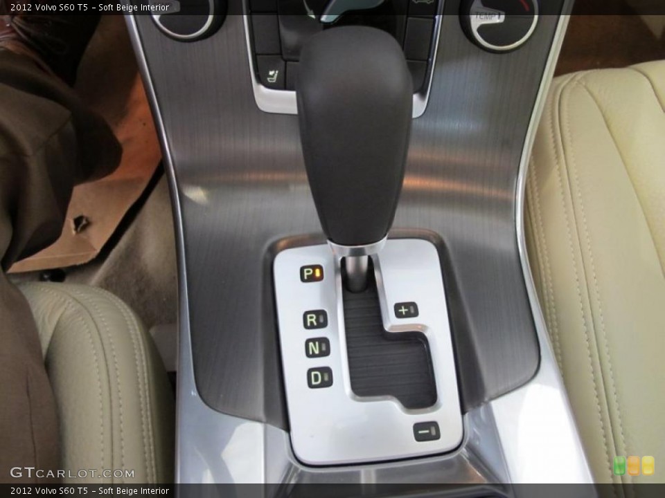 Soft Beige Interior Transmission for the 2012 Volvo S60 T5 #45507891