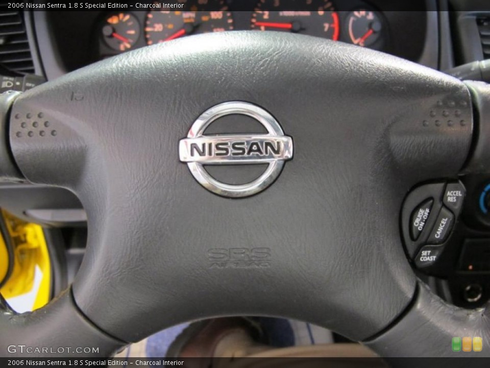 Charcoal Interior Steering Wheel for the 2006 Nissan Sentra 1.8 S Special Edition #45508051