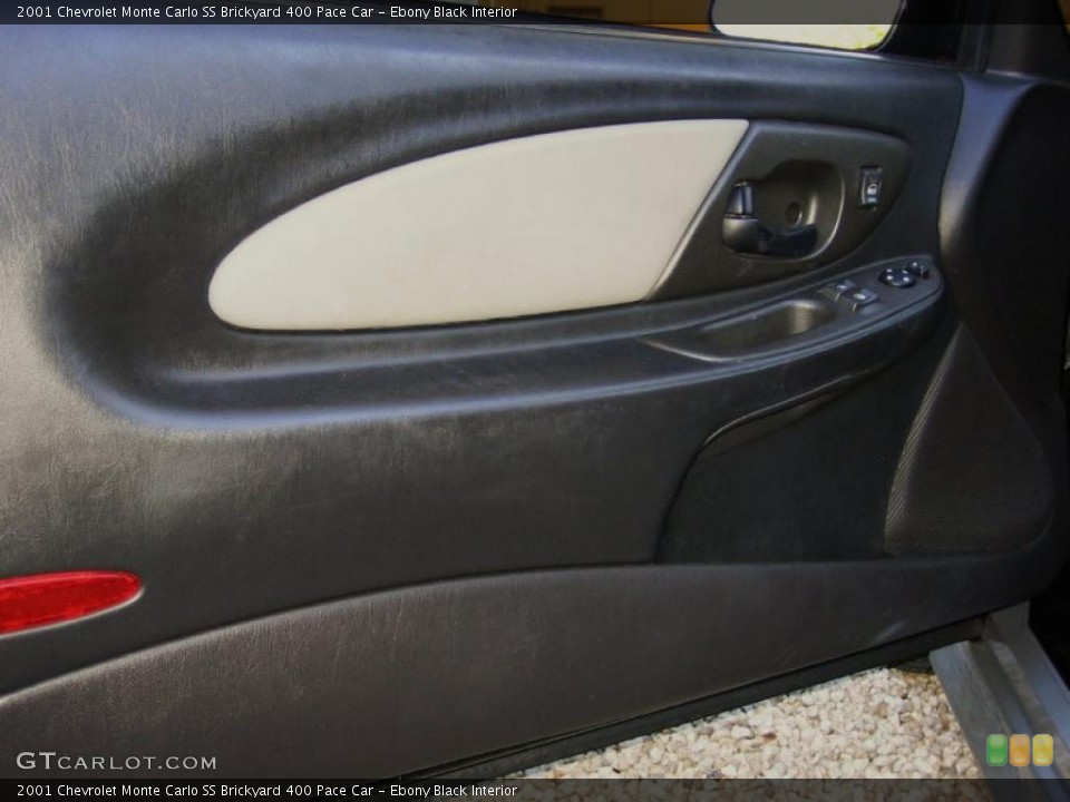 Ebony Black Interior Door Panel for the 2001 Chevrolet Monte Carlo SS Brickyard 400 Pace Car #45509851
