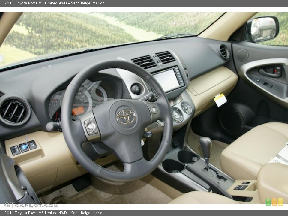 Sand Beige Interior Photo for the 2011 Toyota RAV4 V6 Limited 4WD #45509863
