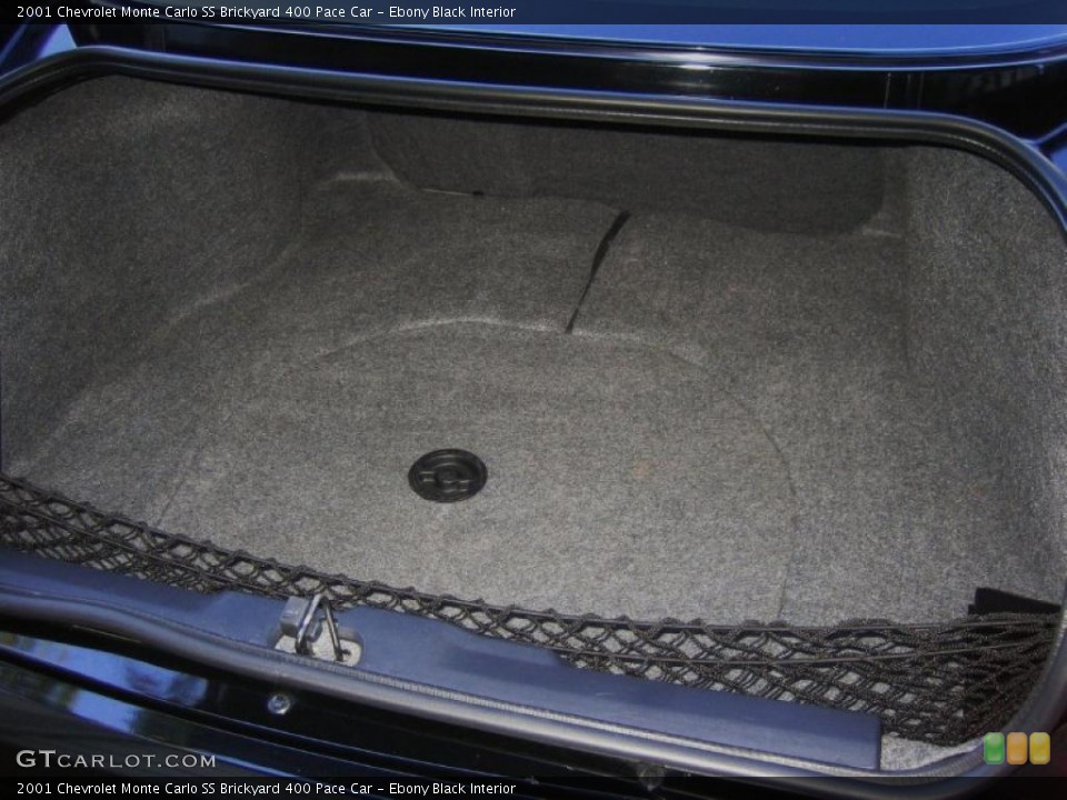 Ebony Black Interior Trunk for the 2001 Chevrolet Monte Carlo SS Brickyard 400 Pace Car #45509883