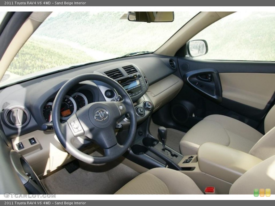 Sand Beige Interior Photo for the 2011 Toyota RAV4 V6 4WD #45512071