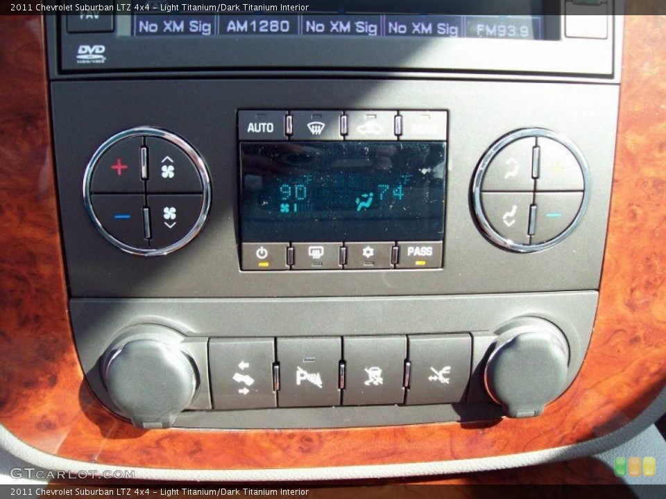 Light Titanium/Dark Titanium Interior Controls for the 2011 Chevrolet Suburban LTZ 4x4 #45512271