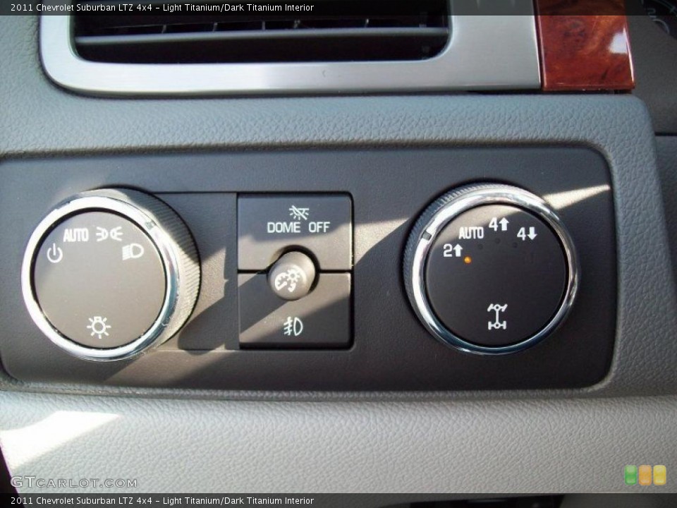 Light Titanium/Dark Titanium Interior Controls for the 2011 Chevrolet Suburban LTZ 4x4 #45512412