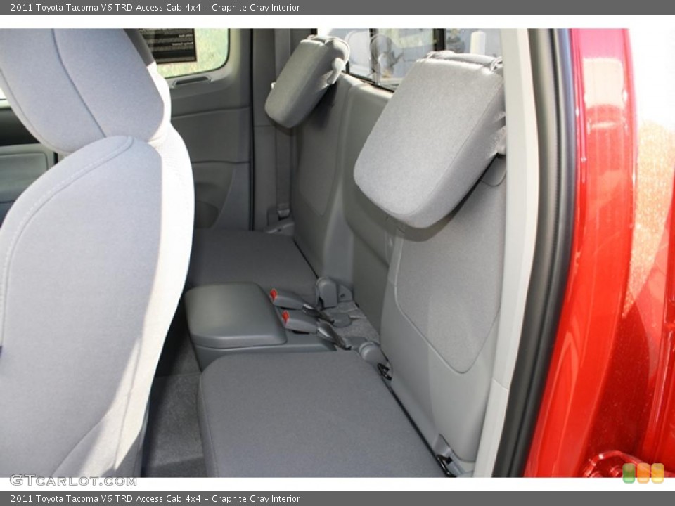 Graphite Gray Interior Photo for the 2011 Toyota Tacoma V6 TRD Access Cab 4x4 #45514228