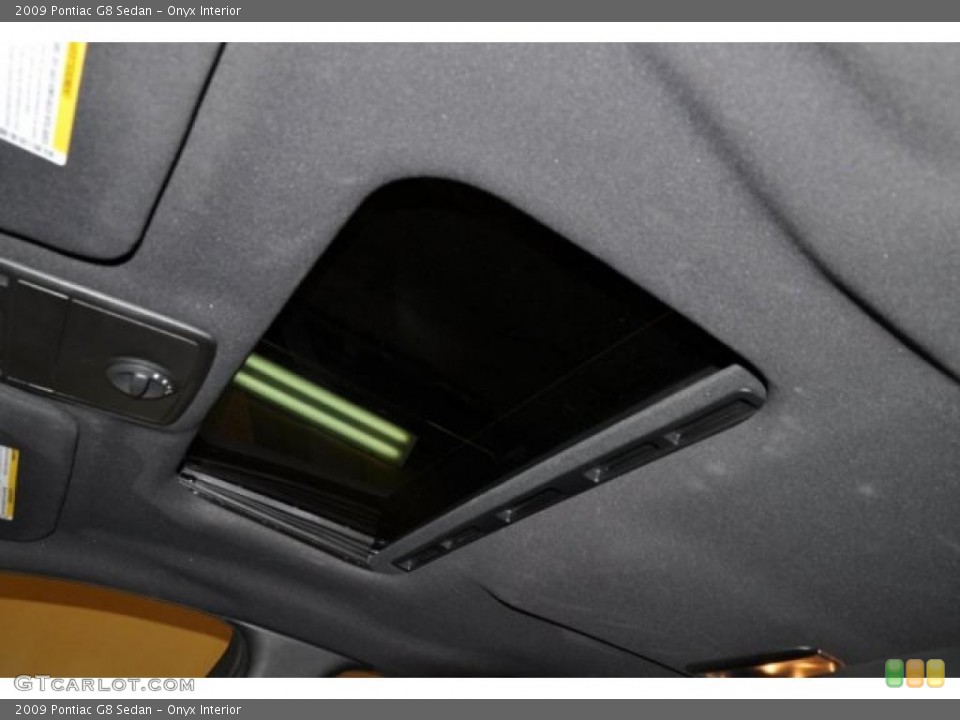 Onyx Interior Sunroof for the 2009 Pontiac G8 Sedan #45516120