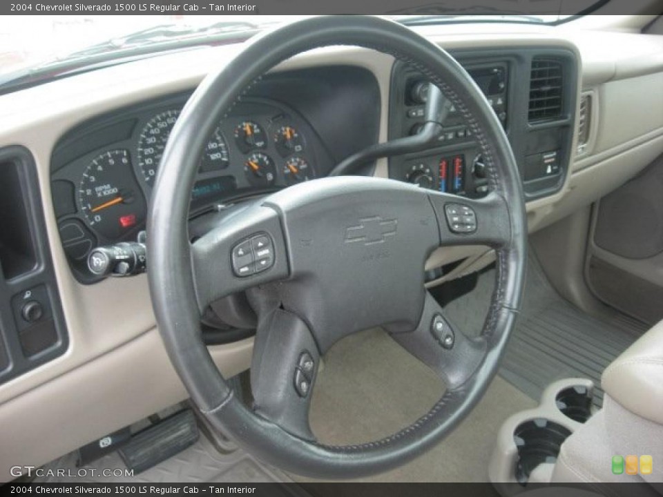 Tan Interior Steering Wheel for the 2004 Chevrolet Silverado 1500 LS Regular Cab #45517360