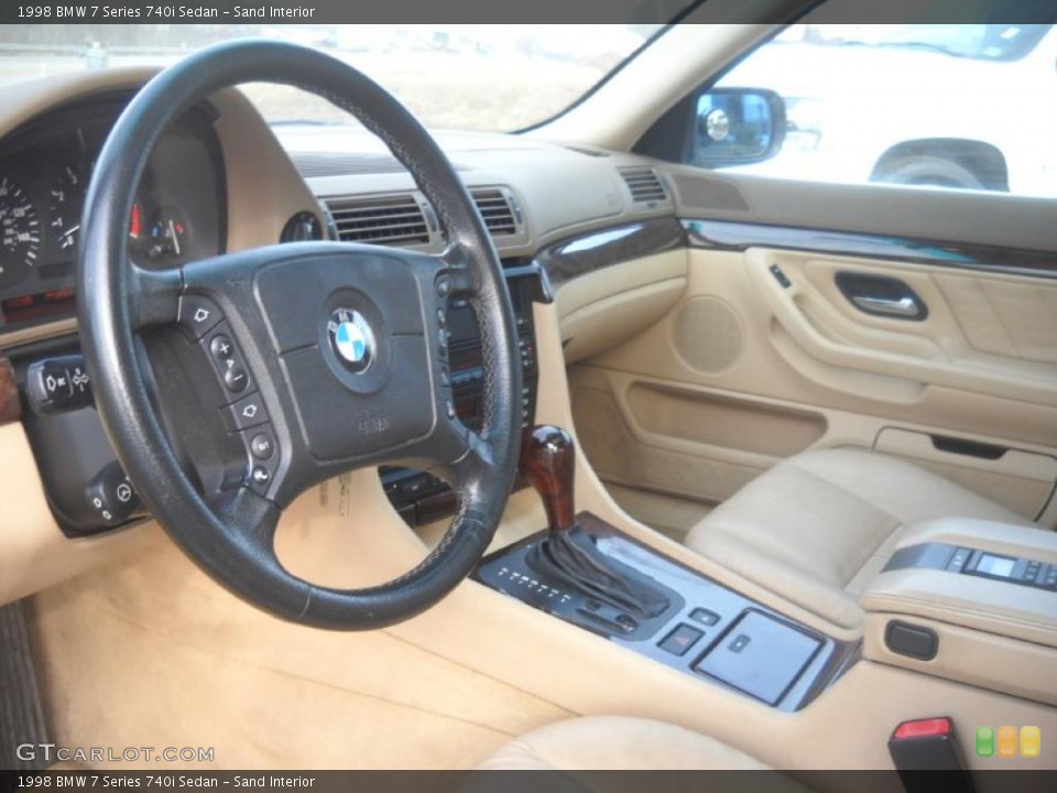 Sand Interior Photo for the 1998 BMW 7 Series 740i Sedan #45518392