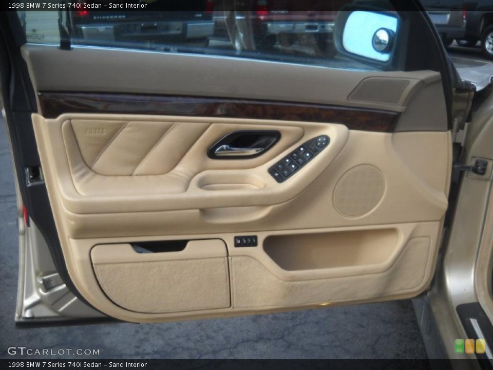 Sand Interior Door Panel for the 1998 BMW 7 Series 740i Sedan #45518432