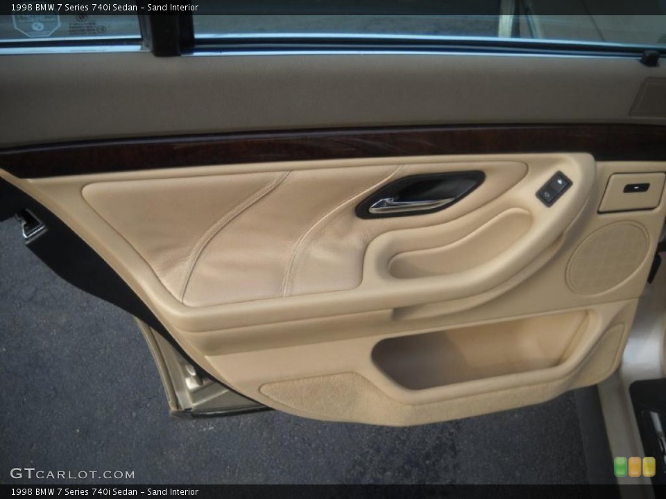 Sand Interior Door Panel for the 1998 BMW 7 Series 740i Sedan #45518452