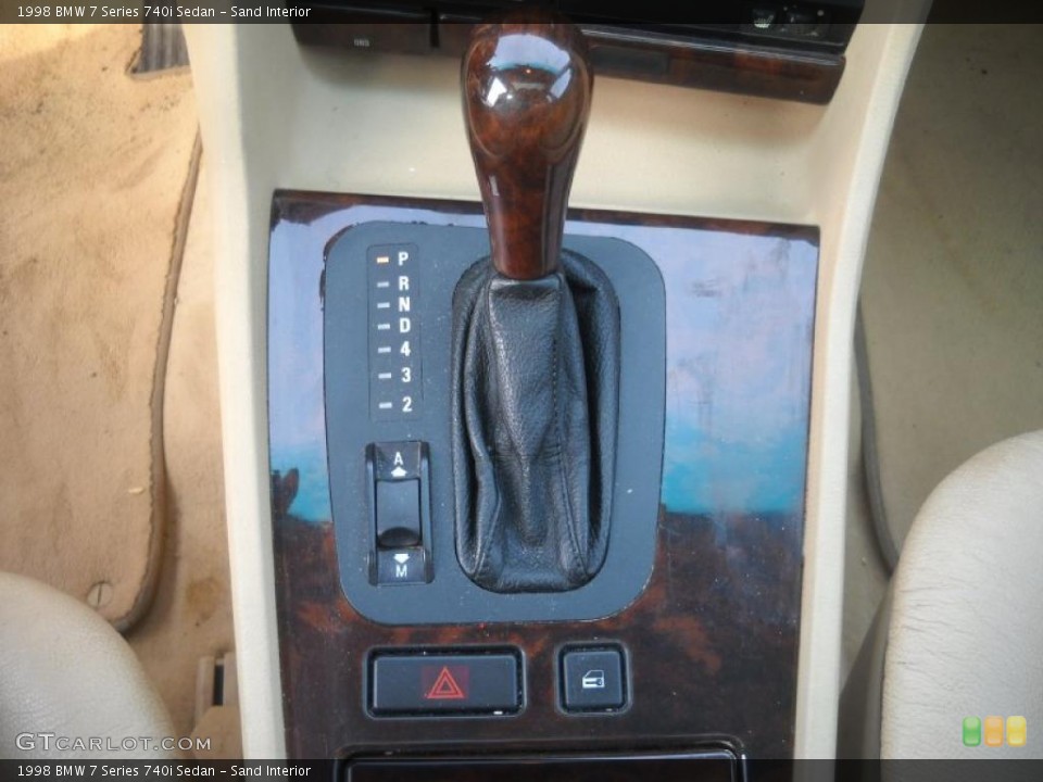 Sand Interior Transmission for the 1998 BMW 7 Series 740i Sedan #45518816