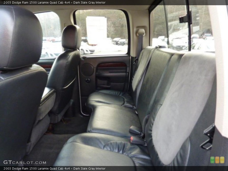 Dark Slate Gray Interior Photo for the 2003 Dodge Ram 1500 Laramie Quad Cab 4x4 #45519836