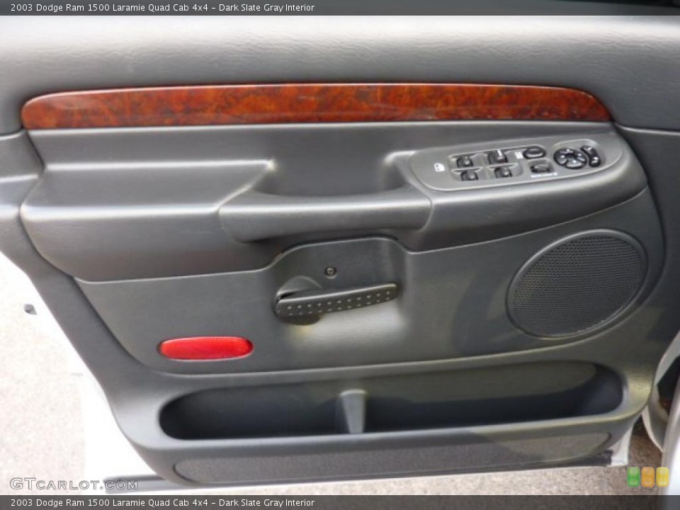Dark Slate Gray Interior Door Panel for the 2003 Dodge Ram 1500 Laramie Quad Cab 4x4 #45519852