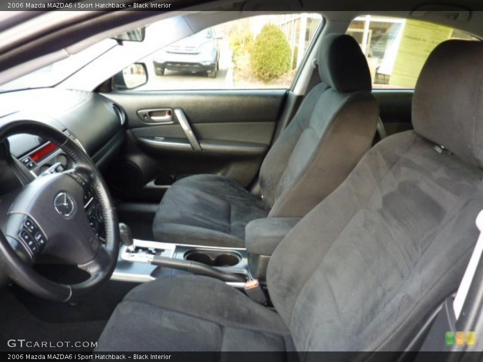 Black Interior Photo for the 2006 Mazda MAZDA6 i Sport Hatchback #45520272