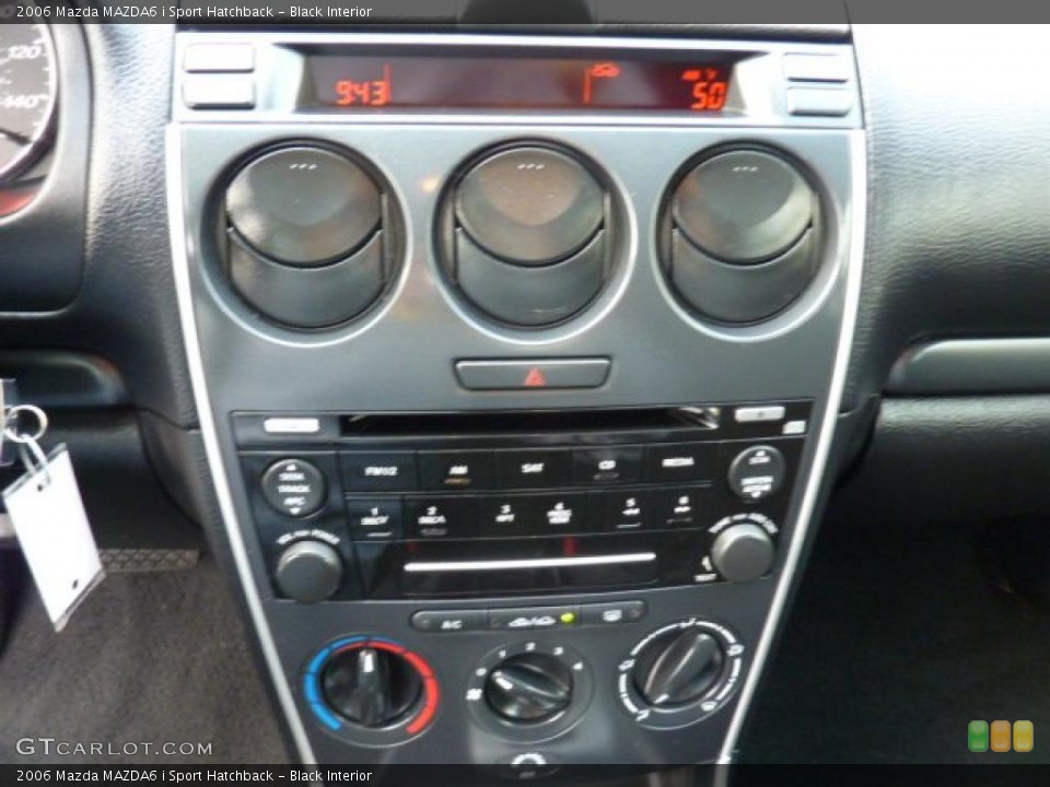 Black Interior Controls for the 2006 Mazda MAZDA6 i Sport Hatchback #45520364