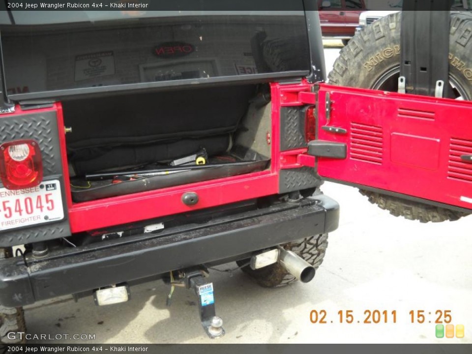 Khaki Interior Trunk for the 2004 Jeep Wrangler Rubicon 4x4 #45521004
