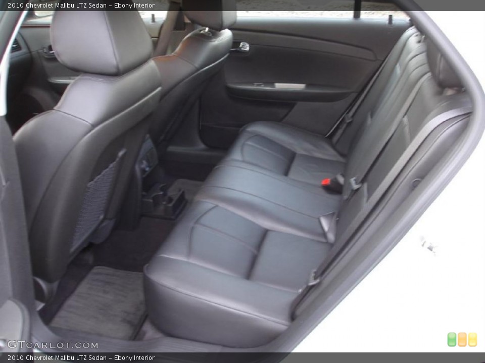 Ebony Interior Photo for the 2010 Chevrolet Malibu LTZ Sedan #45521420