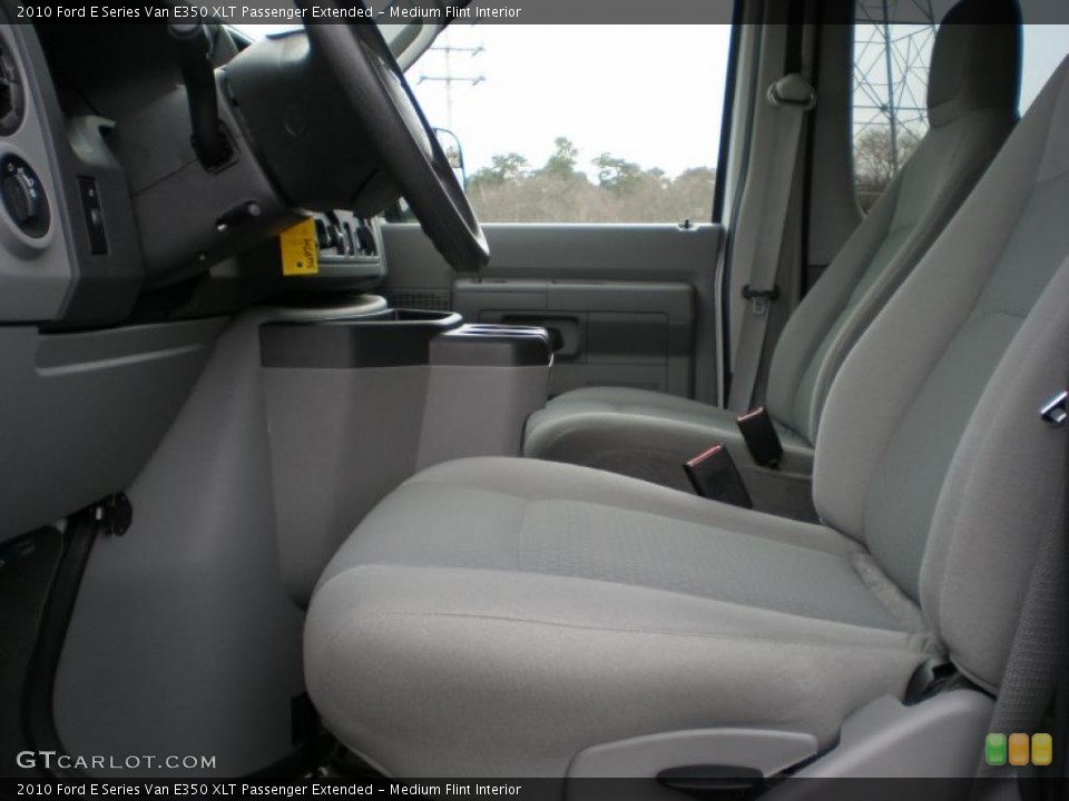 Medium Flint Interior Photo for the 2010 Ford E Series Van E350 XLT Passenger Extended #45523808