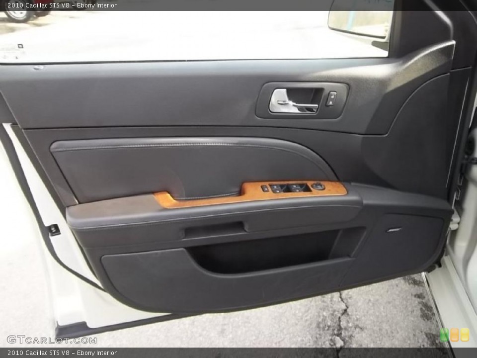 Ebony Interior Door Panel for the 2010 Cadillac STS V8 #45526172