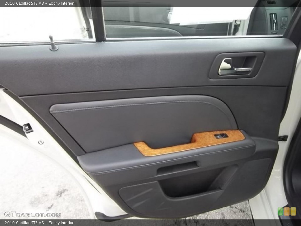 Ebony Interior Door Panel for the 2010 Cadillac STS V8 #45526392