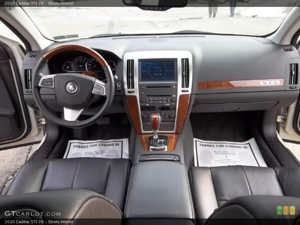 Ebony Interior Dashboard for the 2010 Cadillac STS V8 #45526444