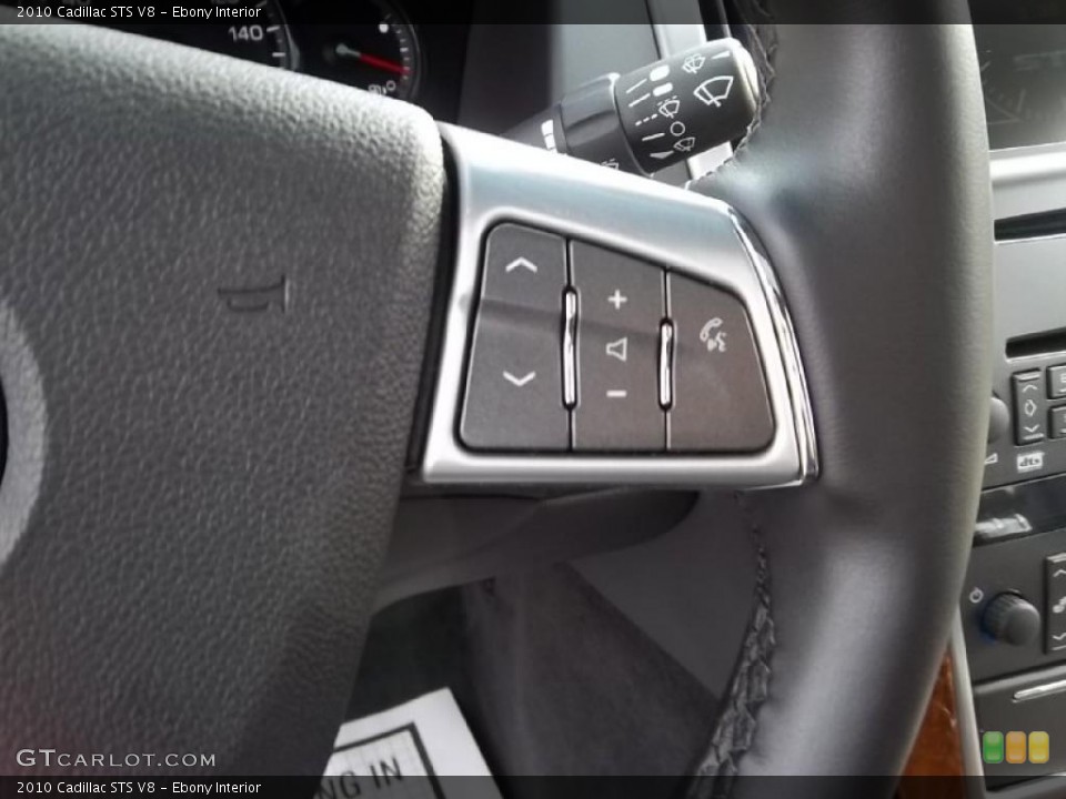 Ebony Interior Controls for the 2010 Cadillac STS V8 #45526472