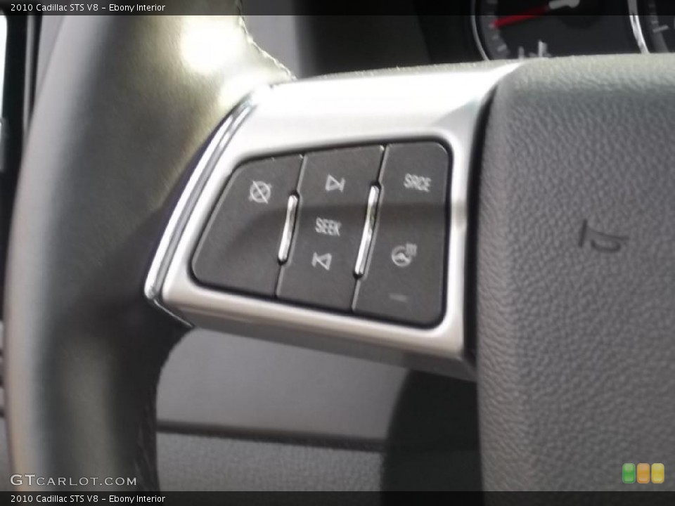 Ebony Interior Controls for the 2010 Cadillac STS V8 #45526476