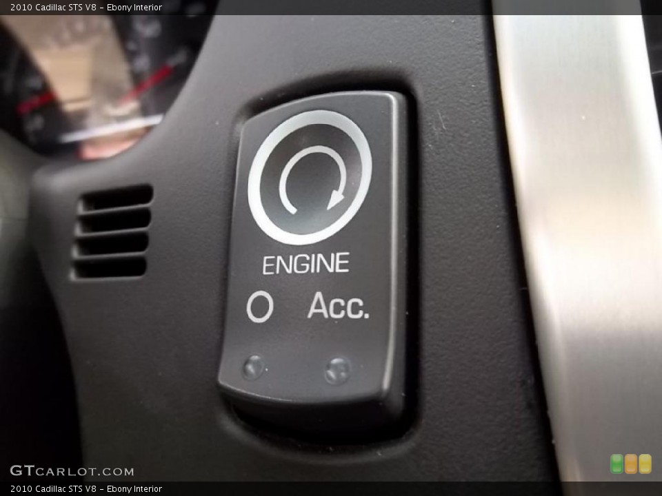 Ebony Interior Controls for the 2010 Cadillac STS V8 #45526504