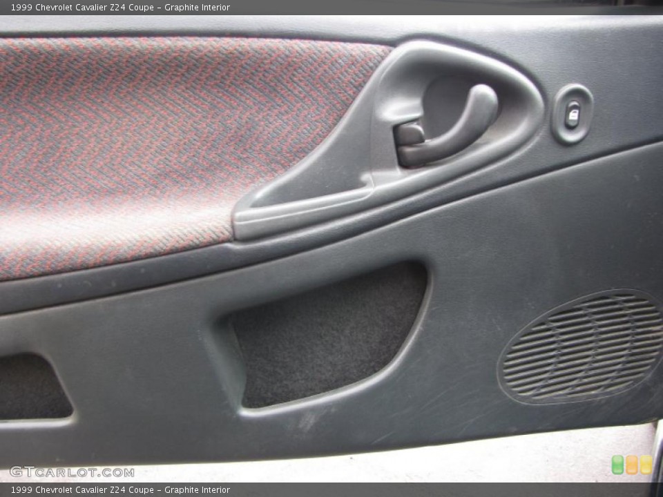 Graphite Interior Door Panel for the 1999 Chevrolet Cavalier Z24 Coupe #45528864