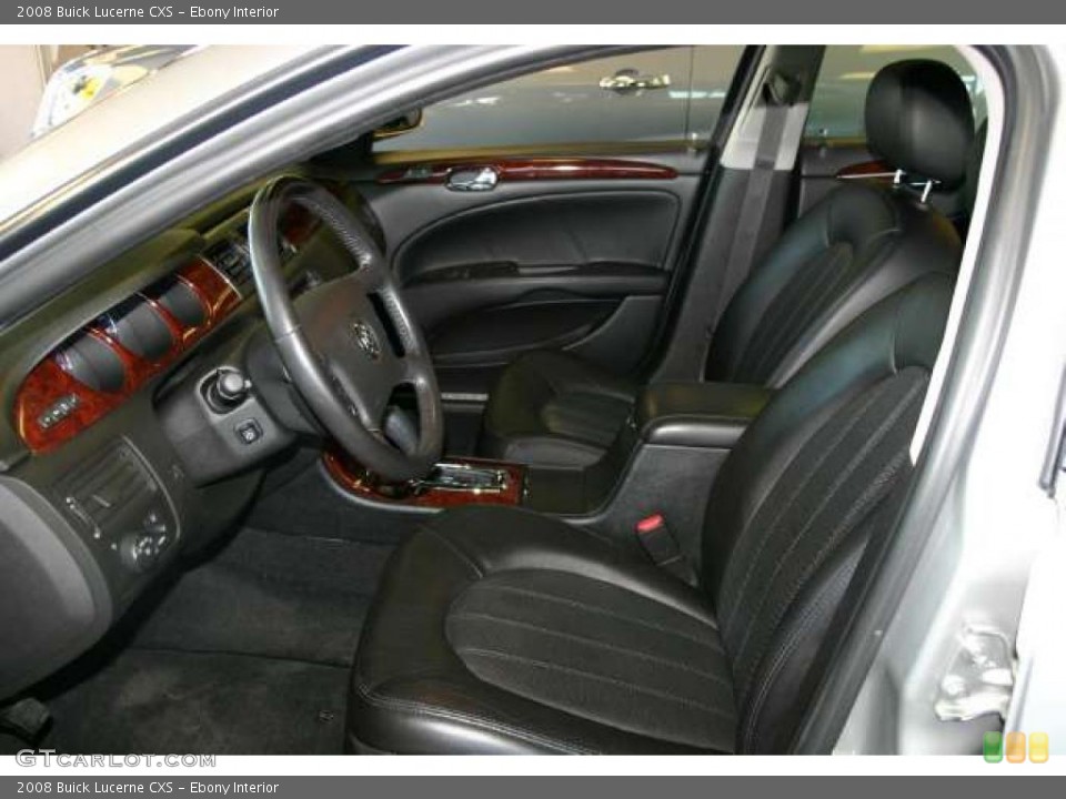 Ebony Interior Photo for the 2008 Buick Lucerne CXS #45530076