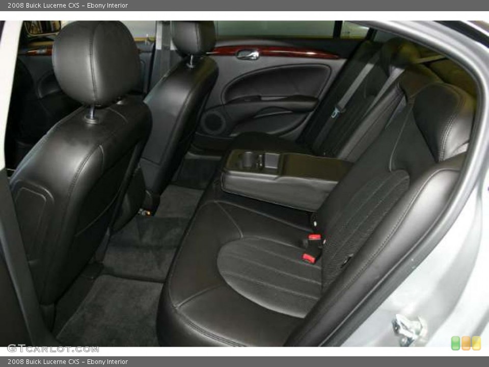 Ebony Interior Photo for the 2008 Buick Lucerne CXS #45530080