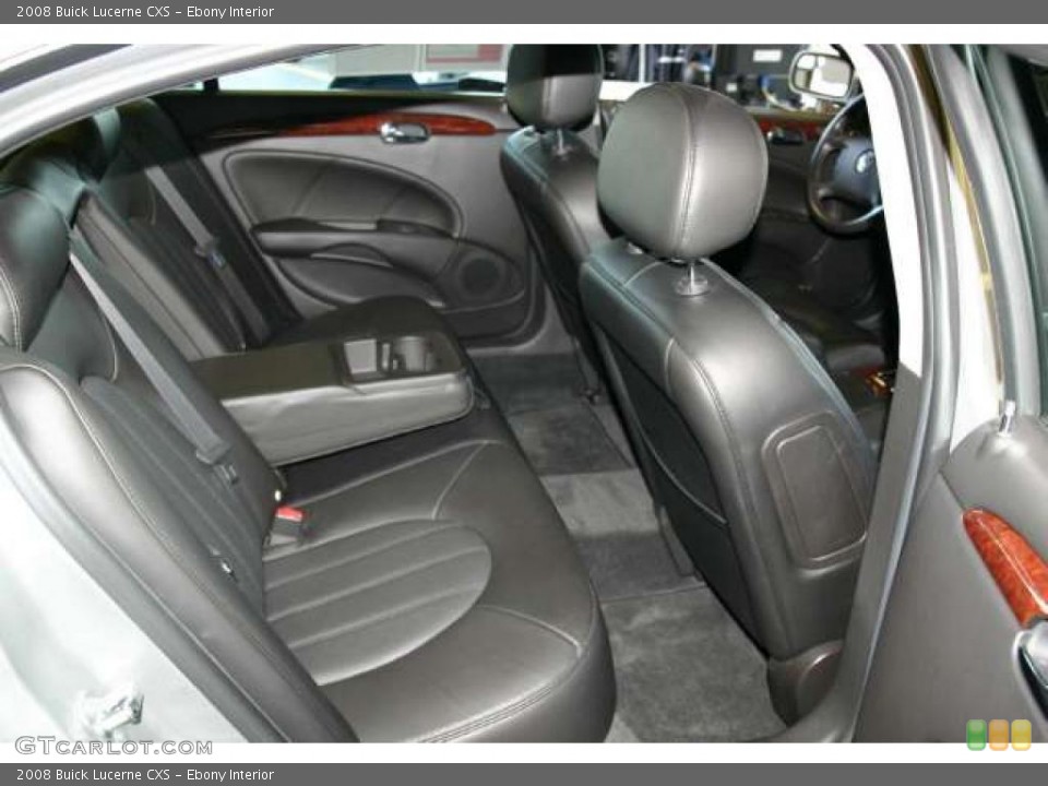 Ebony Interior Photo for the 2008 Buick Lucerne CXS #45530356