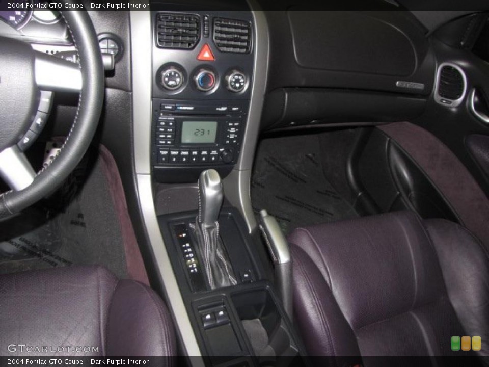 Dark Purple Interior Photo for the 2004 Pontiac GTO Coupe #45530476